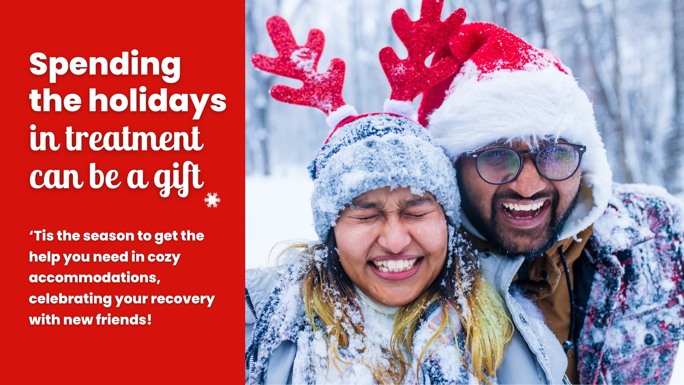 Spending the holidays in treatment can be a gift.